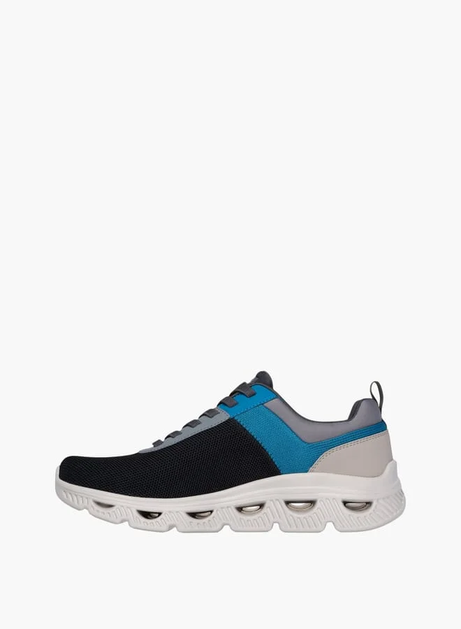 SKECHERS Men's Colourblock Sports Shoes with Lace-Up Closure - ARC WAVES