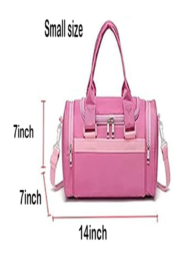 WVMKOR Kids Ballerina Dance Bag for Girls, Mini Size for Ballet,Dance Recitals,Weekend Overnight, Short Trips,Carry-on Size. - Image 2
