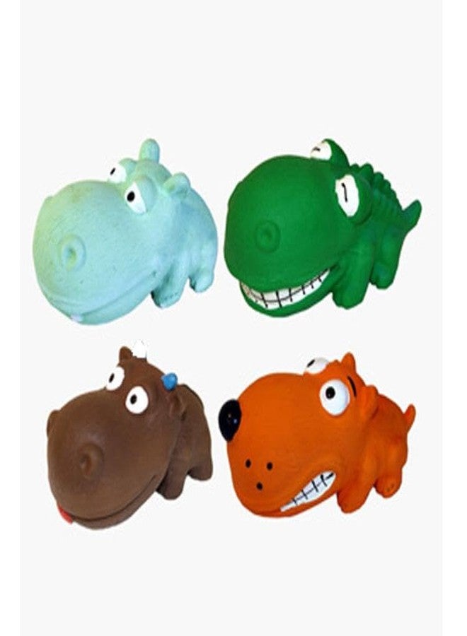 MultiPet Mini Latex Animals Dog Toy Assorted Colors Size:Pack of 6 - Image 5