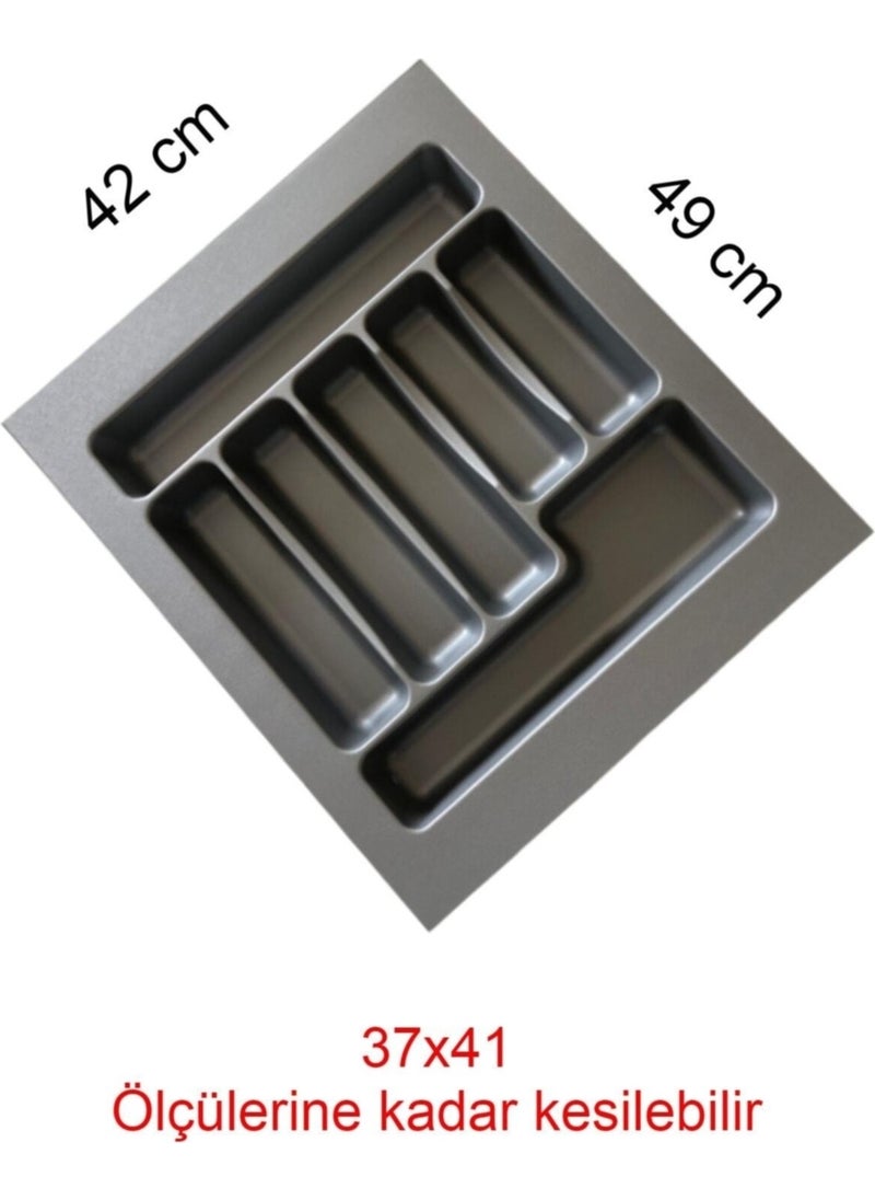 42X49 cm Gray Color Drawer Organizer Cutlery Tray Can Be Cut to 37/40 cm - pzsku/ZC008B5B86D3CA27F4F60Z/45/_/1730491697/c5541c87-aa35-4884-81ee-574381253035