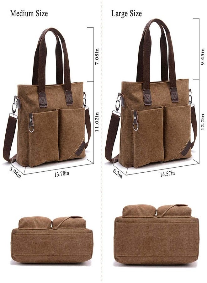 ToLFE Women Top Handle Satchel Handbags Tote Purse Shoulder Bag (Medium: (L) 13.78" x(W) 3.94" x(H) 11.02", Green) - Image 4