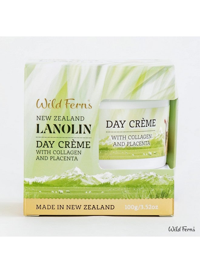 Wild Ferns Lanolin Day Crème With Collagen And Placenta 98% Natural 100 Grams - Image 2