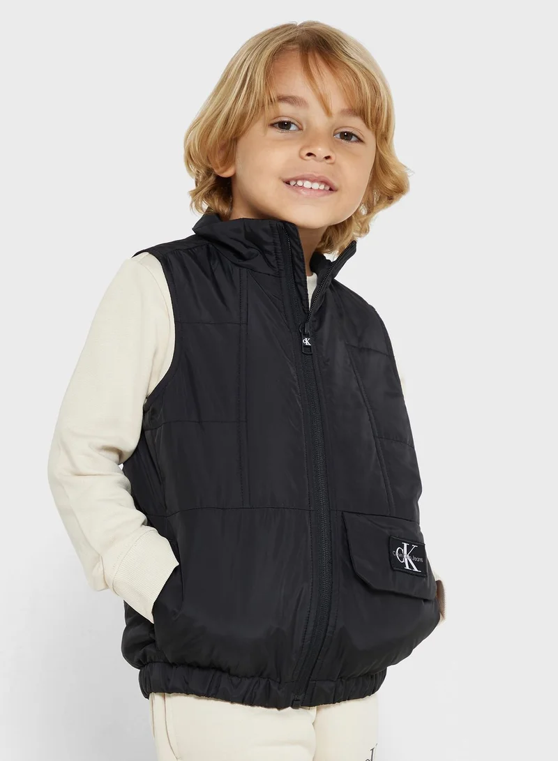 Calvin Klein Jeans Kids Logo Badge Vest