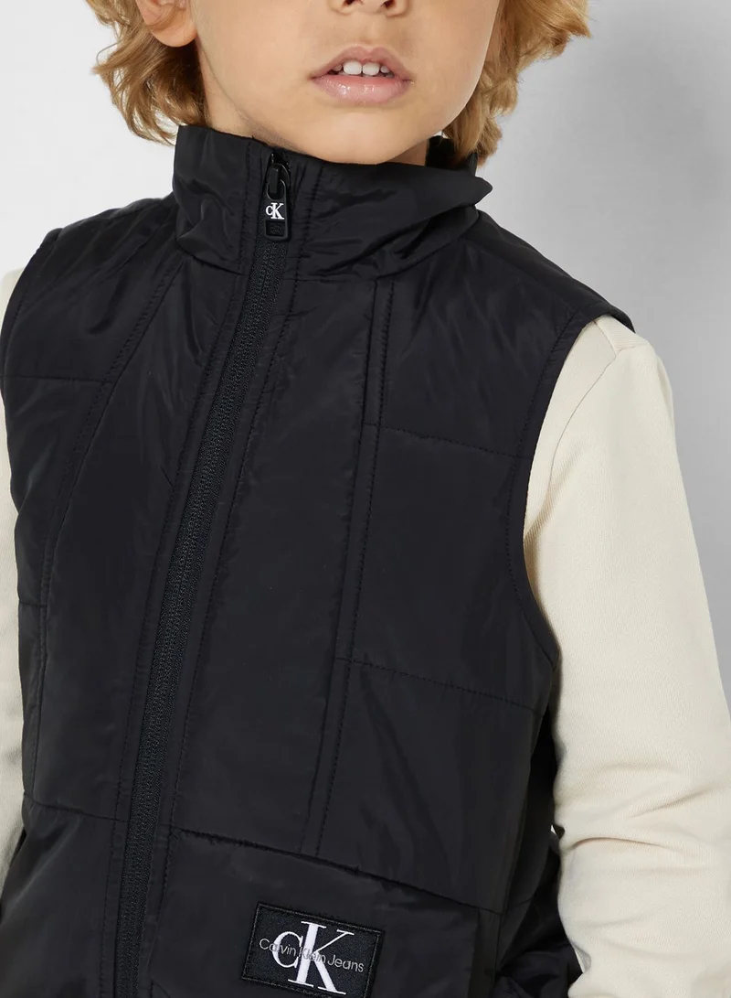 Calvin Klein Jeans Kids Logo Badge Vest