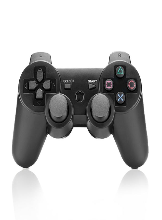 وحدة تحكم ألعاب لاسلكية بلوتوث PS3، لون محايد، مقبض ندفة الثلج محايد، وحدة تحكم ألعاب لاسلكية PS3، لون أسود - Image 1