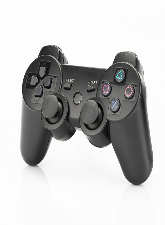 وحدة تحكم ألعاب لاسلكية بلوتوث PS3، لون محايد، مقبض ندفة الثلج محايد، وحدة تحكم ألعاب لاسلكية PS3، لون أسود - Image 2