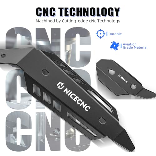 NICECNC Motorcycle Mid Exhaust Shield Compatible with Yamaha Raptor 700 YFM700 2015 2016 2017 2018 2019 2020-2024, Raptor 700R YFM700R 2015-2024, Raptor 700R YFM700R SE 2017-2024, See Fitments - Image 5