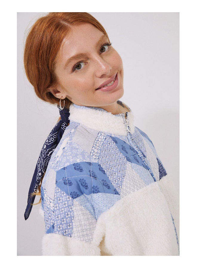 women'secret Patchwork fur jacket - Image 3