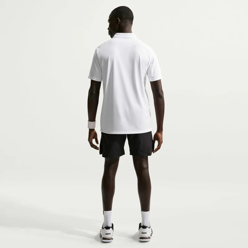 Nike White Men's Court Dri-FIT Tennis Polo Shirt for Men | Best Price UAE