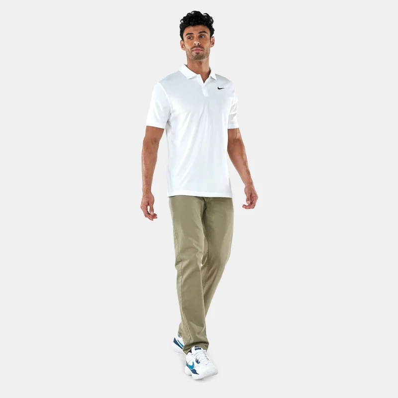 Nike White Men's Court Dri-FIT Tennis Polo Shirt for Men | Best Price UAE