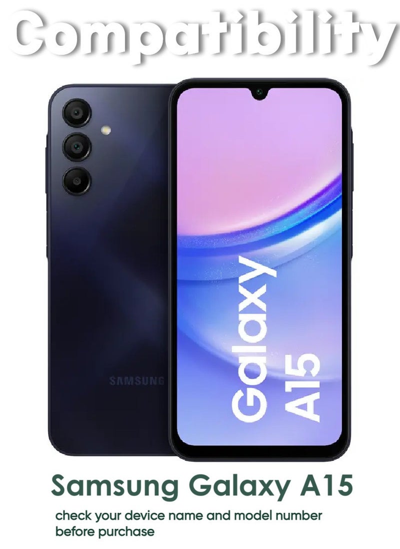 ACLIX 4 Pieces Antistatic ESD Dustproof Premium Quality High Definition Tempered Glass Screen Protector Designed For Samsung Galaxy A15 - Image 3