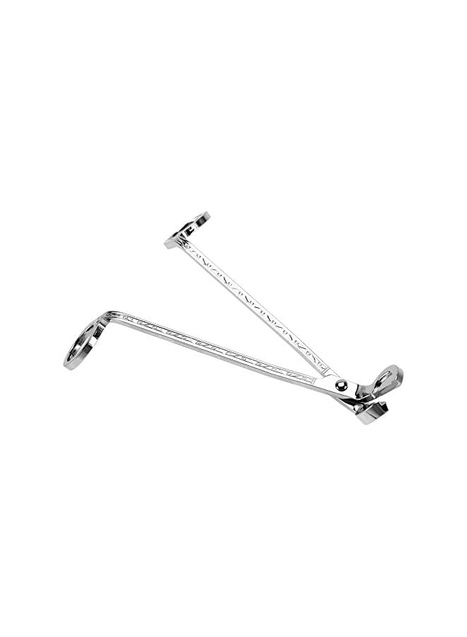 The Bros Home Decor Stainless Steel Candle Snuffer Wick Trimmer Scissors Colorful Fashion Plating Candle Heart Clip Wick Trimmer Scissors Tool(Silver) - Image 5