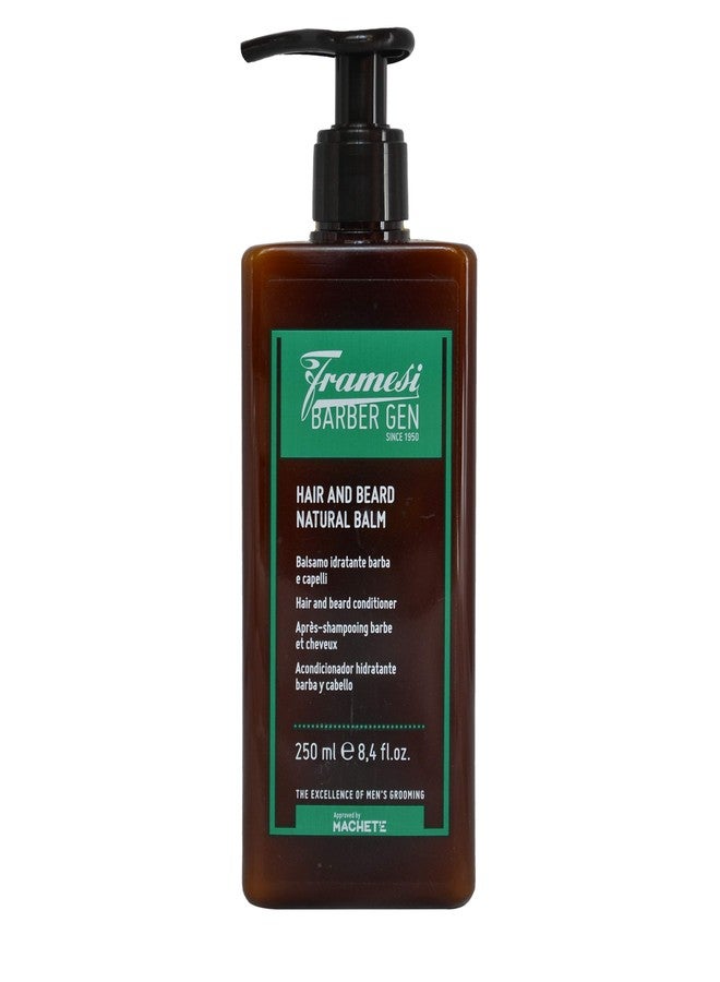 Framesi Barber Gen Hair & Beard Natural Balm, 8.4 fl oz, Rinse-out Beard Conditioner - Image 1