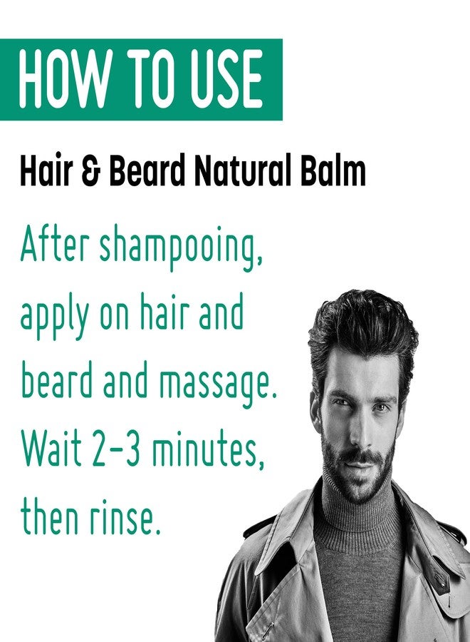 Framesi Barber Gen Hair & Beard Natural Balm, 8.4 fl oz, Rinse-out Beard Conditioner - Image 2