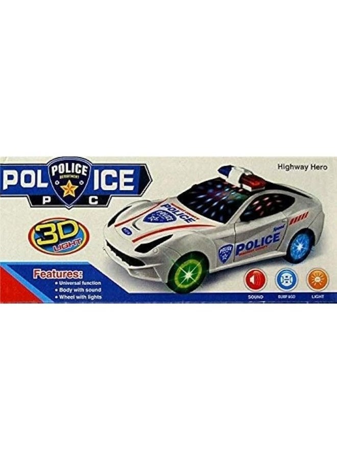 Manos Light and Musical 360° Rotating Police Car Toy for Kids, Ages 3+, White Batteries Not Included - pzsku/ZC0090BE0F5D9A41C2D7EZ/45/_/1736426581/1ea7fd5d-69b6-49e9-9f20-d469216073bb