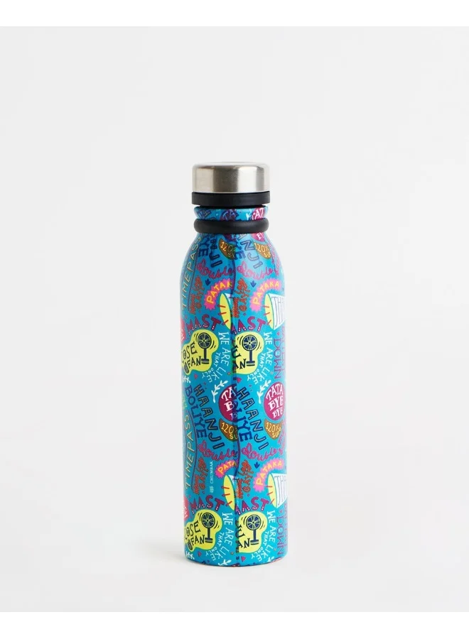Chumbak Quirky India Steel sipper Bottle