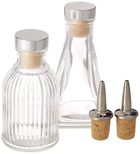 Amehla Bitters Bottle - Set of 2, 3oz Capacity with Dasher Caps and Stopper Caps - Dasher Bottles for Bitters - Elegant and Functional Bitters Bottles for Home or Professional Use - Image 4
