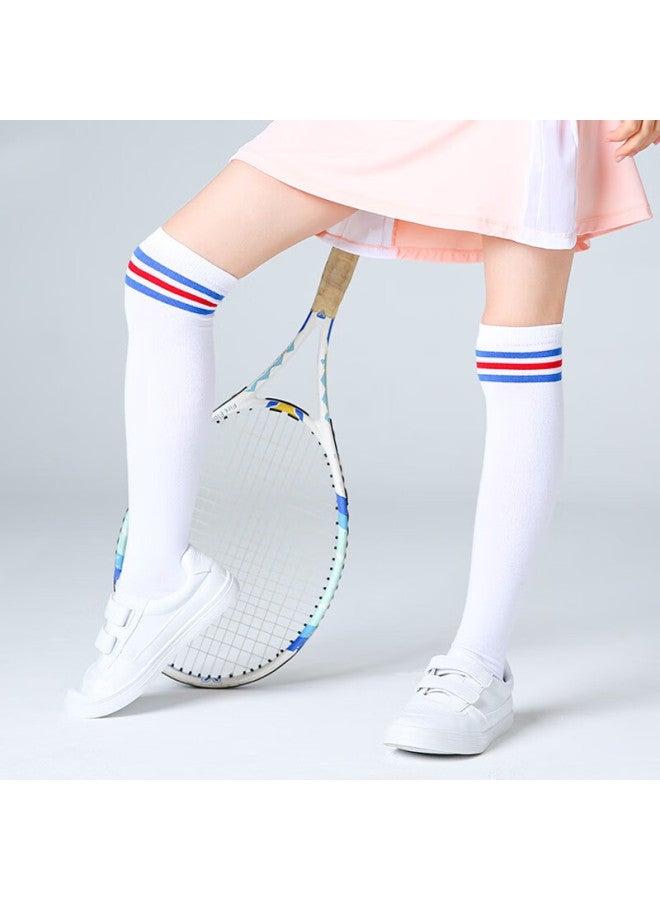 Smart Friends Zhiyou Children's Mid-calf Socks, Girls And Boys Cotton Over-knee Long Socks, Spring And Autumn Girls' Long Socks, High Socks, Sports Soccer Socks - Image 3