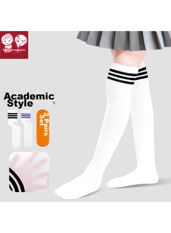 Smart Friends Zhiyou Children's Mid-calf Socks, Girls And Boys Cotton Over-knee Long Socks, Spring And Autumn Girls' Long Socks, High Socks, Sports Soccer Socks - Image 1