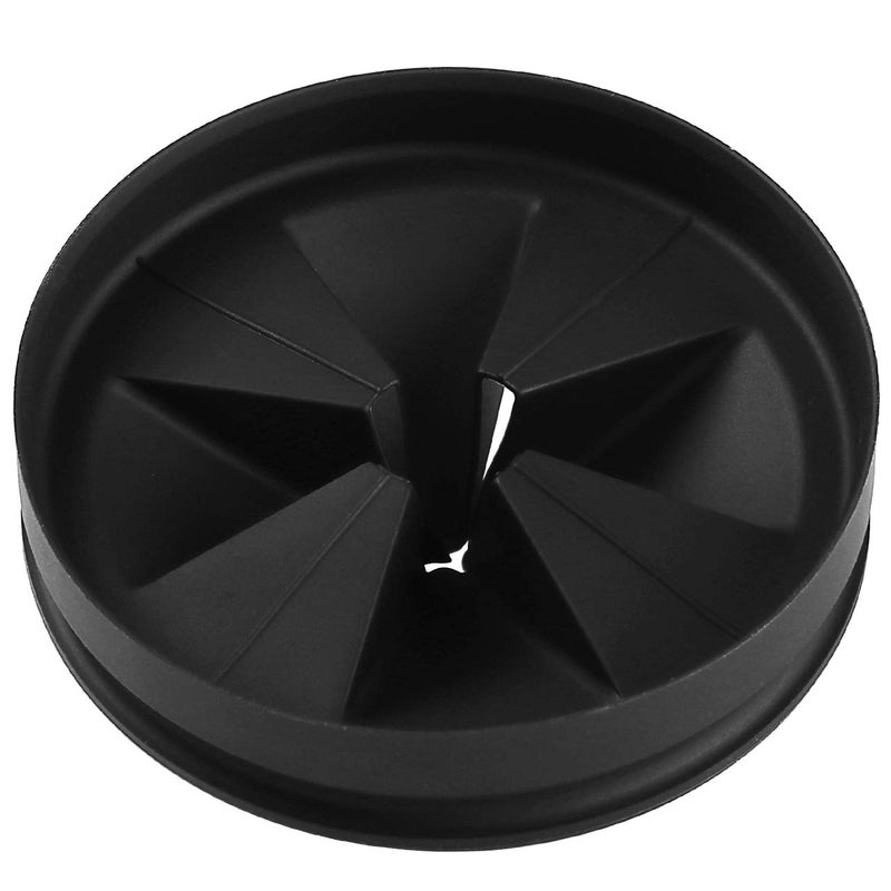 Sink Baffle Qcb-Am  Replacement For Evolution Series  Garbage Disposal Splash Guards  Quite Collar  Drain Plugs  Disposer Accessories 3.25Inch (Black (1Pcs))