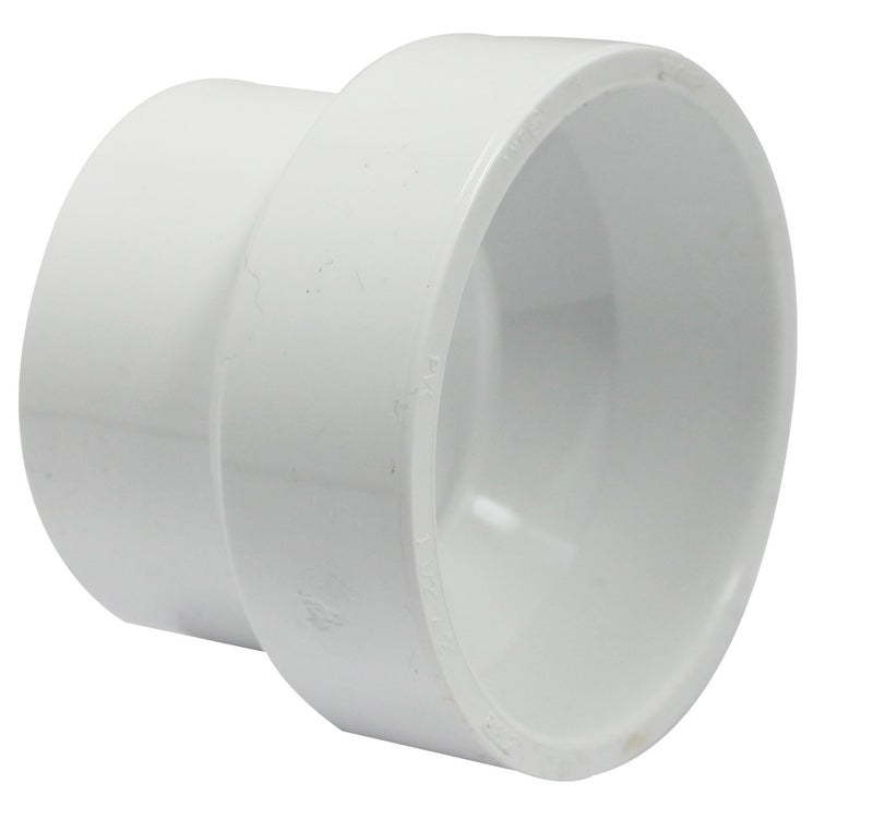 Canplas 193022 PVC DWV Reducing Coupling, 2 x 1-1/2-Inch, White - Image 2