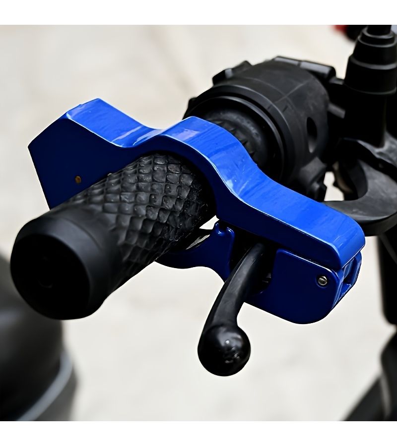 Heavy Duty Blue Motorcycle Scooter Lock Anti Theft Security Universal Easy Install Gift - Image 4