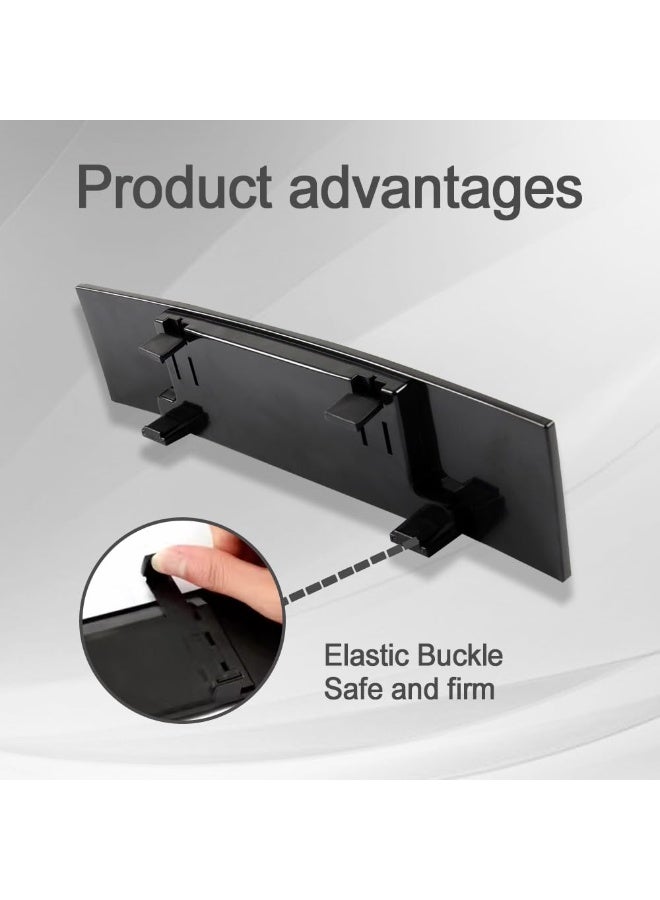 Universal 300mm / 30cm (11.81") Wide-Angle Curved Rearview Mirror with Suction Cup – Compatible with Toyota (Camry, Corolla, RAV4, Highlander, Tacoma), Honda (Civic, Accord, CR-V, HR-V, Pilot), Ford (F-150, Escape, Explorer, Mustang, Edge), Chevy (Silverado, Malibu, Equinox, Tahoe, Traverse), Nissan (Altima, Sentra, Rogue, Pathfinder, Frontier), BMW (3 Series, 5 Series, X1, X3, X5), Mercedes (C-Class, E-Class, GLC, GLE, A-Class), Hyundai (Elantra, Sonata, Tucson, Santa Fe, Kona), Kia (Sportage, Sorento, Optima/K5, Soul, Telluride), VW (Jetta, Passat, Tiguan, Golf, Atlas - Image 4