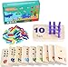 Gserin Wooden Counting Numbers Peg Board for Kids Montessori Math Toy for Toddlers Math Manipulatives Preschool Early Learning Educational Materials for Kids 3 4 5 6 7 - Image 2