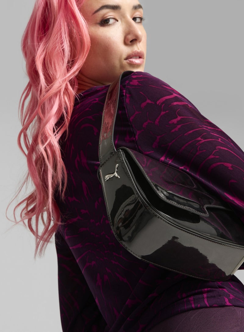 PUMA Womens Black Hobo Bag - Image 5