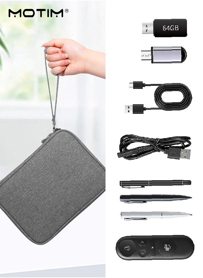 Motim 2 Layers Electronics Organizer Bag, USB Cable Accessories Bag Storage Case for Tech Electronics, Shockproof Organizer Pouch for Compact Tech Accessories, USB, Earphones, Portable Hard Drives, Power Banks, Adapters, Charging Cords etc  - Image 5