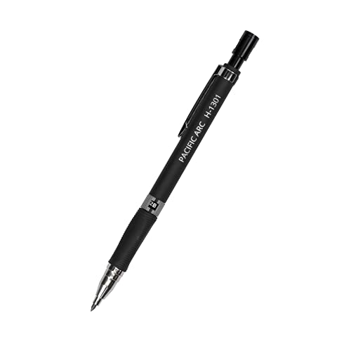 Pacific Arc 2mm Collegiate Lead Holder and Lead Sharpener, Black Drafting Pencil for Artist Drawing, Drafting, and Sketching - Image 5