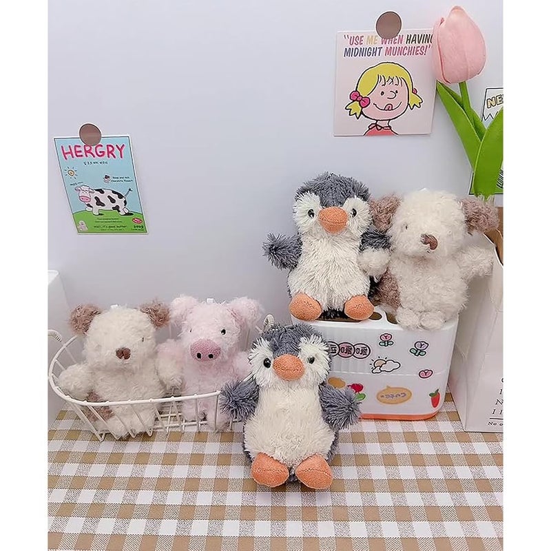 Miokkley Cute Penguin Keychain for Backpack, 4.5 Inch Penguin Bag Charms Key Chain Accessories for Women - Image 3