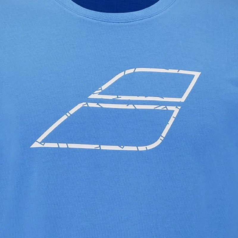 Babolat  BABOLAT TENNIS EXERCISE TSHIRT, 4MS26445, BLUE, M for Men | Best Price UAE