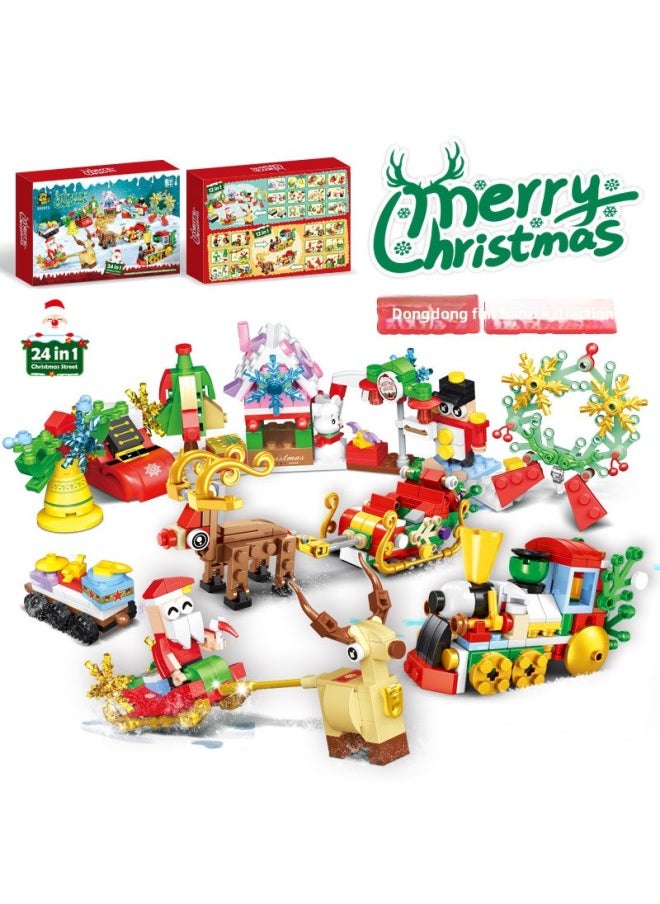 ماركة غير محددة متوافق مع Lego Blind Box Dinosaur Demolition Le Cave Le Surprise Box Gift Poke Le-Color: 2070 Bird Ocean [24 Hole Blind Box]]  - Image 2