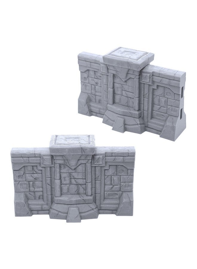 EnderToys Forgotten Temple Walls by Makers Anvil, 3D Printed Tabletop RPG Scenery and Wargame Terrain for 28mm Miniatures - Image 4