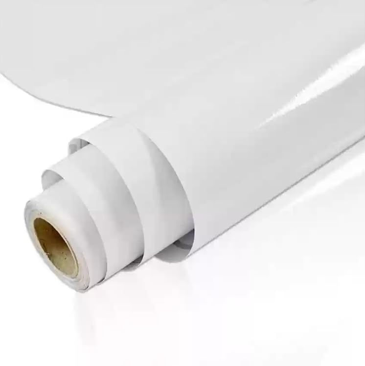 AMAZBIRD Self-Adhesive Whiteboard Sticker Wall Sticker Plastic Vinyl Dry Erase Large Contact Paper Roll for Children DIY Works School Classroom Home Office (24 X 48 Inch_2 Pcs, Whiteboard Vinyl) - Image 1