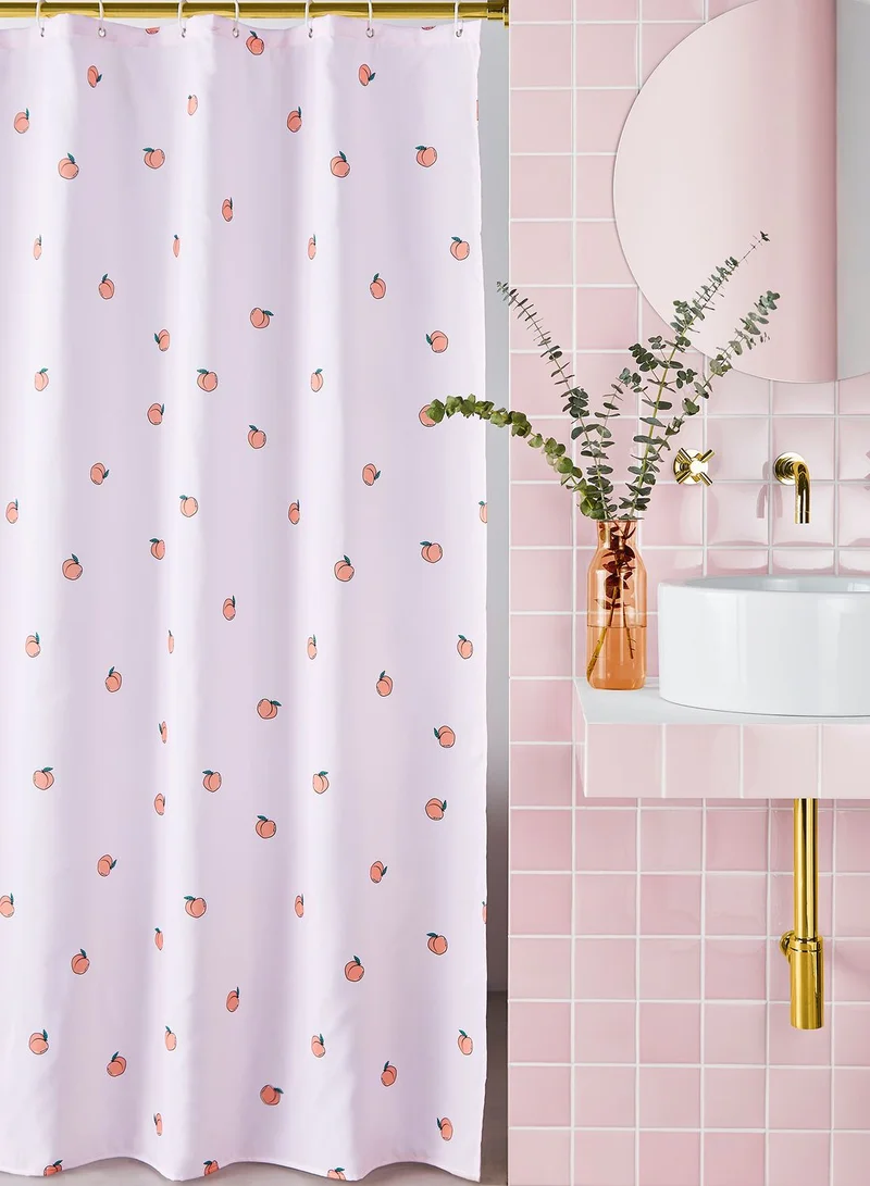 Skinnydip London Peachy Shower Curtain