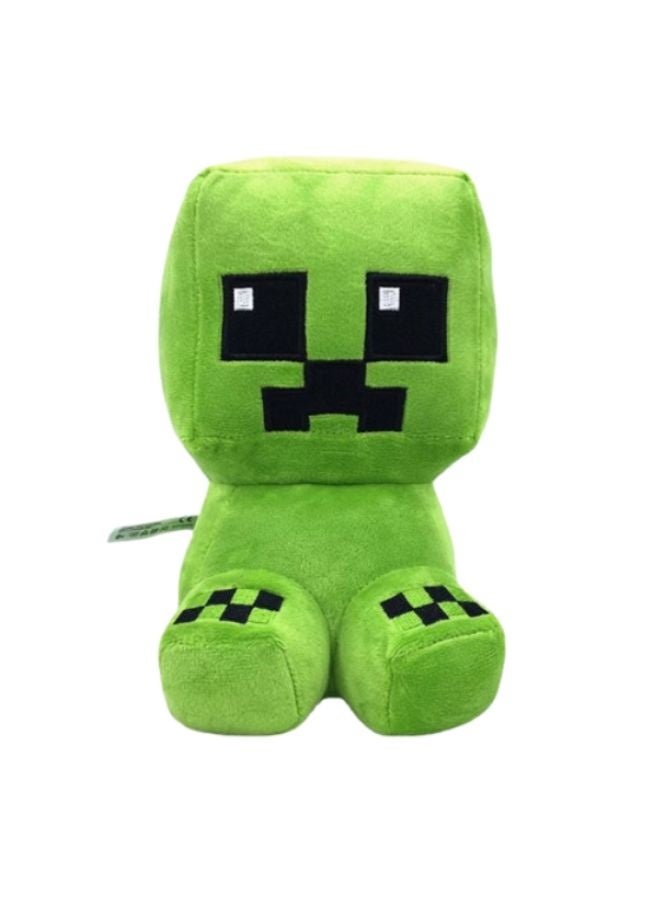 ماين كرافت لعبة ماين كرافت كريبر المحشوة - دمية خضراء ناعمة للأطفال، 20 سم - Image 1
