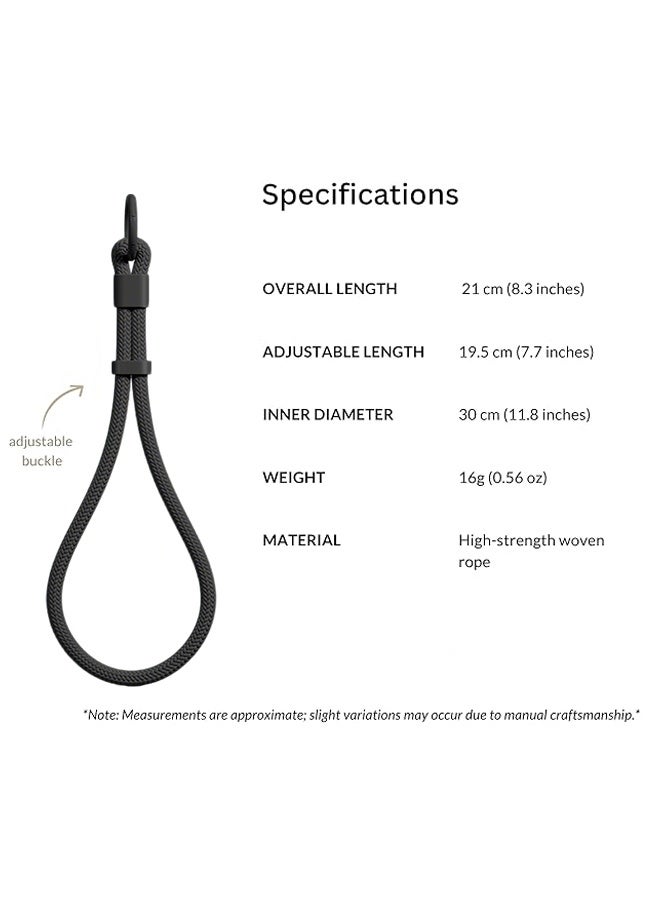 Universal Adjustable Phone Wrist Strap With Transparent TPU Tether Tabs Wristlet & Hand Cell Phone Lanyard for Women and Men - Image 4