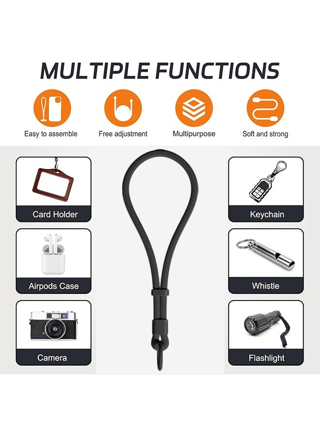 Universal Adjustable Phone Wrist Strap With Transparent TPU Tether Tabs Wristlet & Hand Cell Phone Lanyard for Women and Men - Image 5