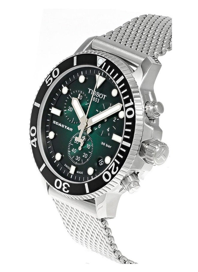 TISSOT - TISSOT Seastar 1000 Men's Swiss Quartz Watch 45.5mm T120.417.11.091.00 - Image 1