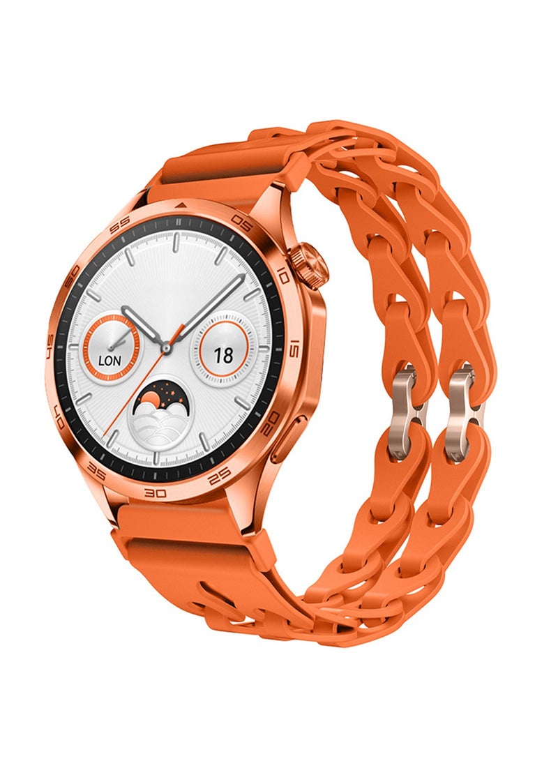 X-level 22mm Sports Strap Compatible with Huawei GT4 46mm/Huawei Watch GT3/GT3 Pro 46mm/GT2/GT 46mm/GT2 Pro/GT2e/Huawei Watch 3/3 Pro, Fashionable Hollow Out Bracelet Silicone Strap For Men Women - Image 1