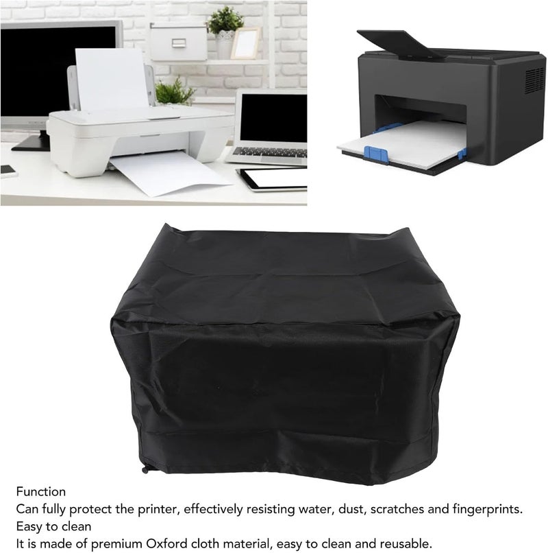 Printer Dust Cover Case Water Proof Protective Resistant Scratch Proof Foldable, Universal Case Protector for Printers, Designed Specifically for Large Office Printers,Black 50*40*30cm - Image 4