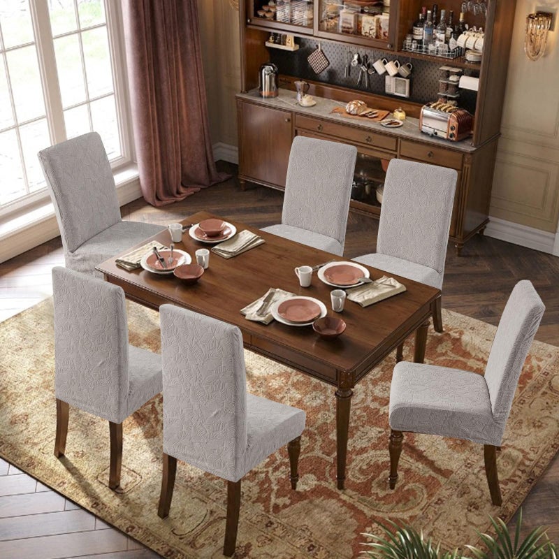 YUEANG Waterproof Dining Chair Covers, Chair Covers for Dining Room Stretch Parsons Chair Slipcover, for Dining Room Kitchen Chair Protector Cover, Removable, Washable - Image 2