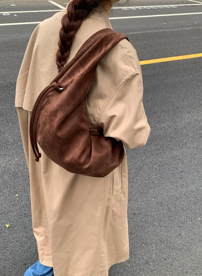 Take Two solid zip closure shoulder bag
