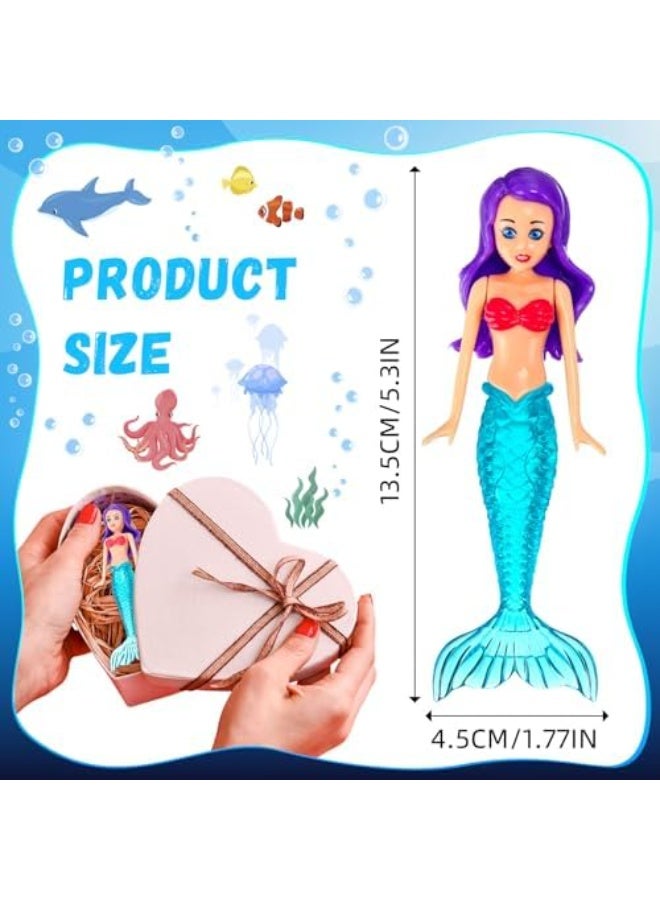 KOWVOWZ Pool Diving Toys, 4 Pieces Mermaid Dive Toys,Dive Mermaid Underwater Pool Training Toys, for Improve Swimming and Diving Skills - Image 2