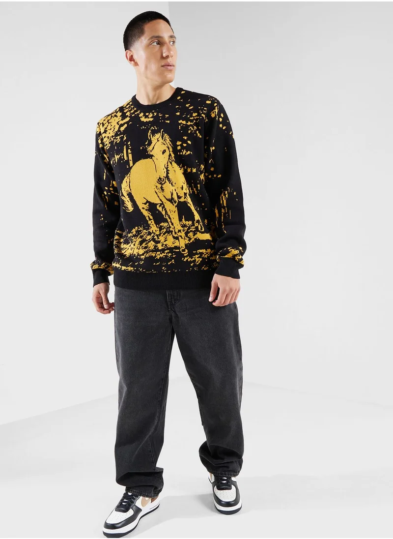 HUF No5 Horse Sweatshirt