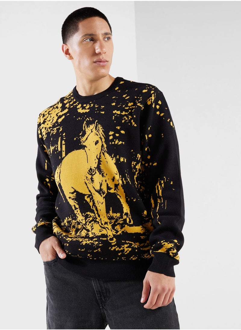 No5 Horse Sweatshirt - pzsku/ZC00AF78901DDA88DE39FZ/45/_/1716308605/a221a17e-d95b-43e8-833e-d5af02a0fa88