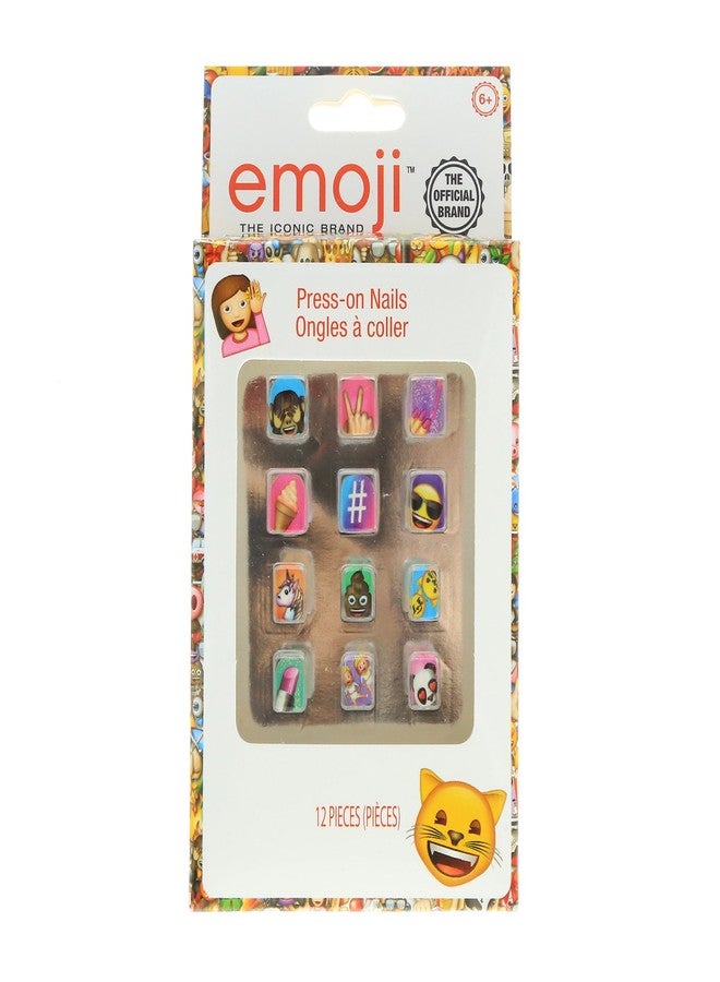 Emoji Children's emoji press-on nails - Image 1