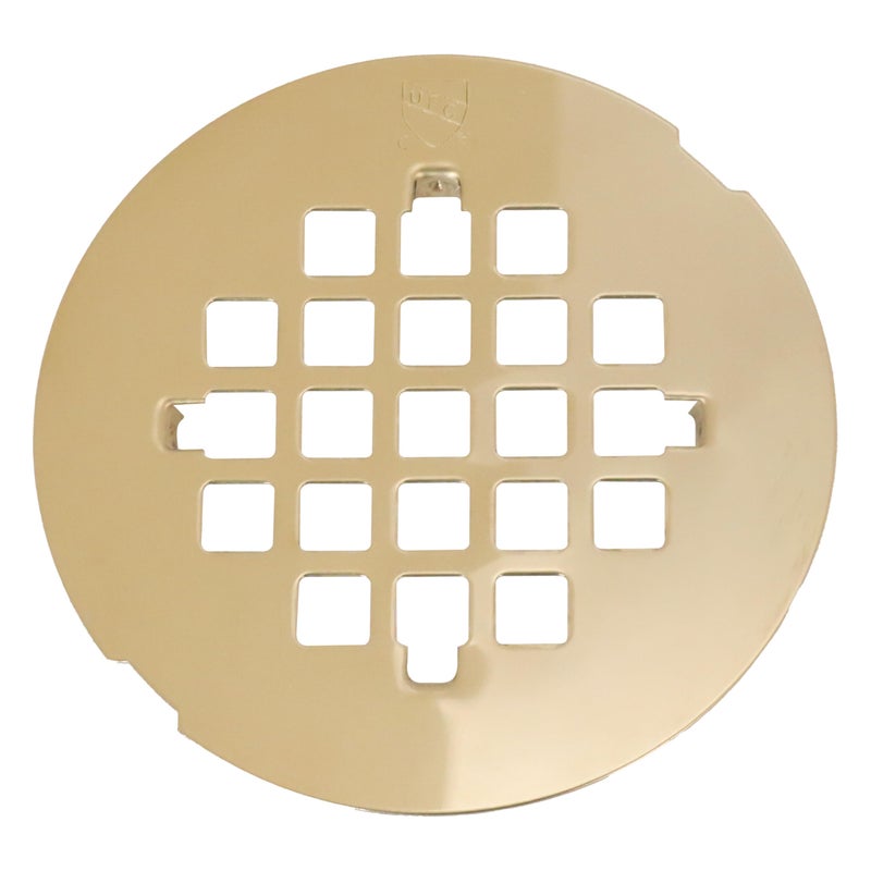 Westbrass 414 OD Casper Brass SnapIn Shower Strainer Grid Polished Brass D31901